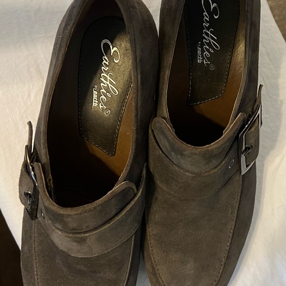 Earthies By Earth Women's Suede Leather Heels Loafer Size US 8.5B Rhea - Picture 5 of 7